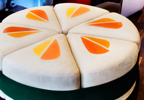 Sushi Style Carrot Ottoman - Set of Six